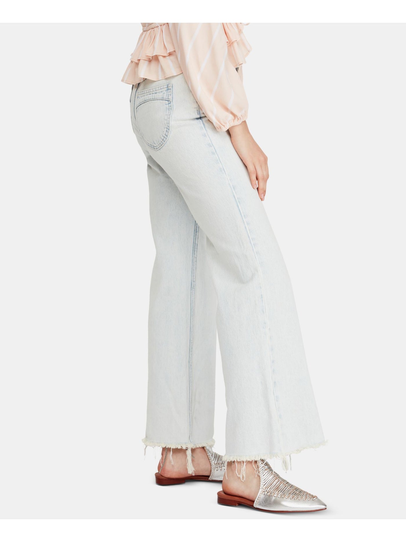 FREE PEOPLE Womens Light Blue Jeans 25 Waist