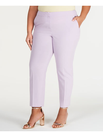 BAR III Womens Wear To Work Straight leg Pants