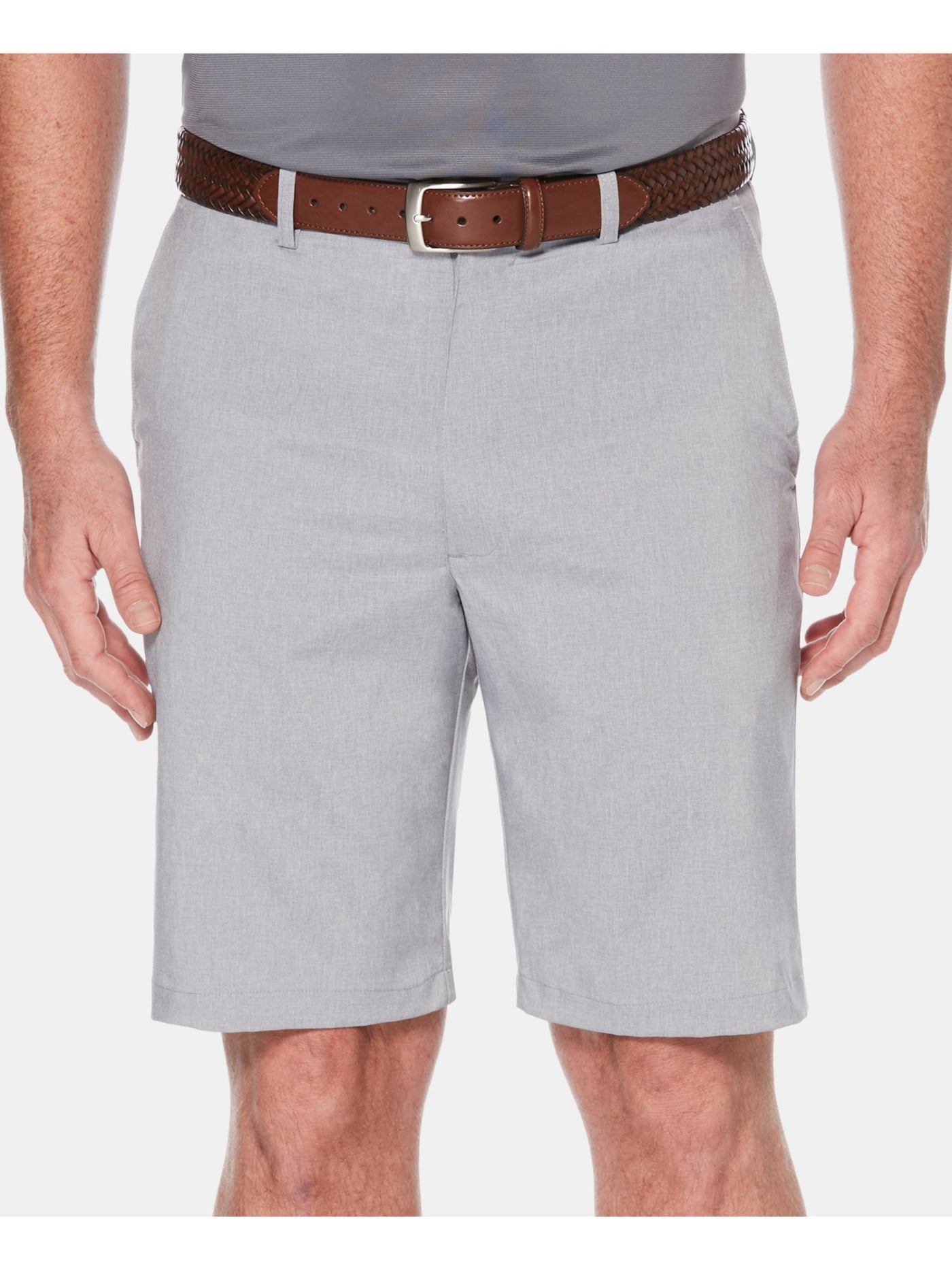 HYBRID APPAREL Mens Gray Classic Fit Shorts 32 Waist