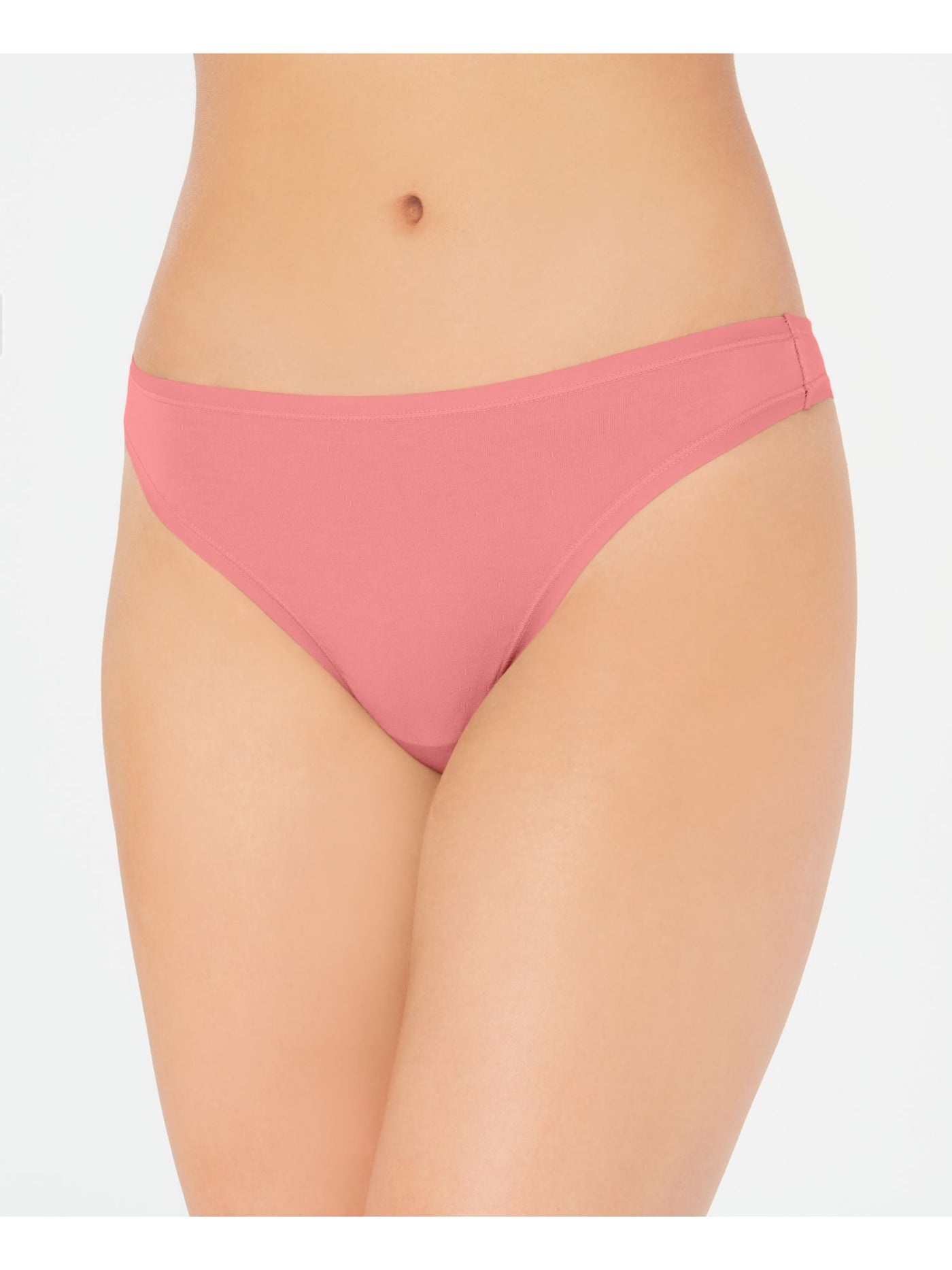 CHARTER CLUB Intimates Coral Cotton Blend Everyday Thong Size: M