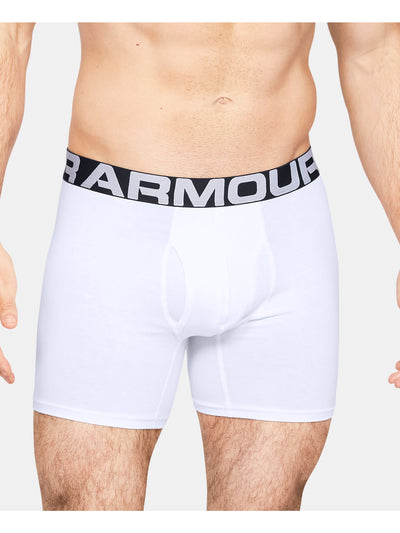 UNDER ARMOUR Intimates 3 Pack White Boxer Brief Underwear M