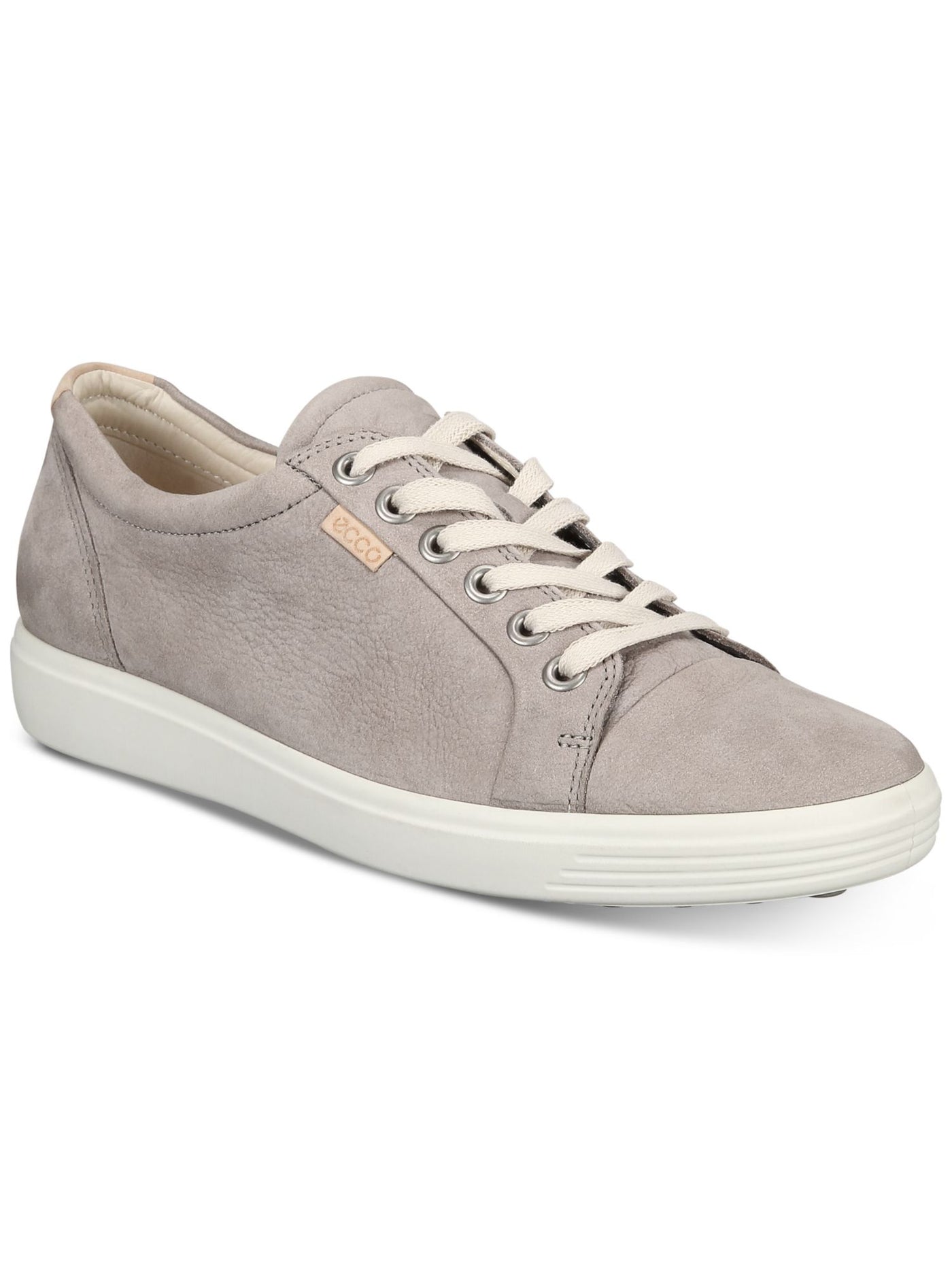 ECCO Womens Gray Removable Insole Comfort Soft 7 Round Toe Wedge Lace-Up Leather Sneakers Shoes 35