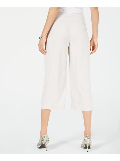 ALFANI Womens Beige Belted Pants 18