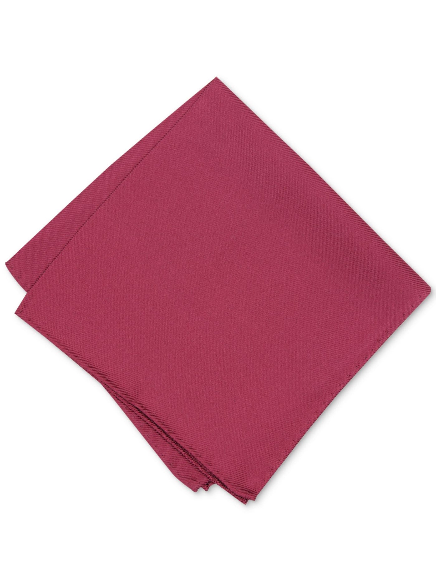 ALFANI Mens Maroon Solid Pocket Square