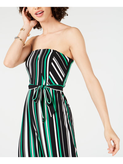 INC Womens Spaghetti Strap Square Neck Wide Leg Cropped Jumpsuit