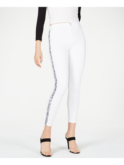 JOE'S Womens White Skinny Jeans 27 Waist