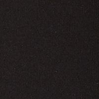 ANNE KLEIN Womens Black Cross Back Short Sleeve V Neck Top