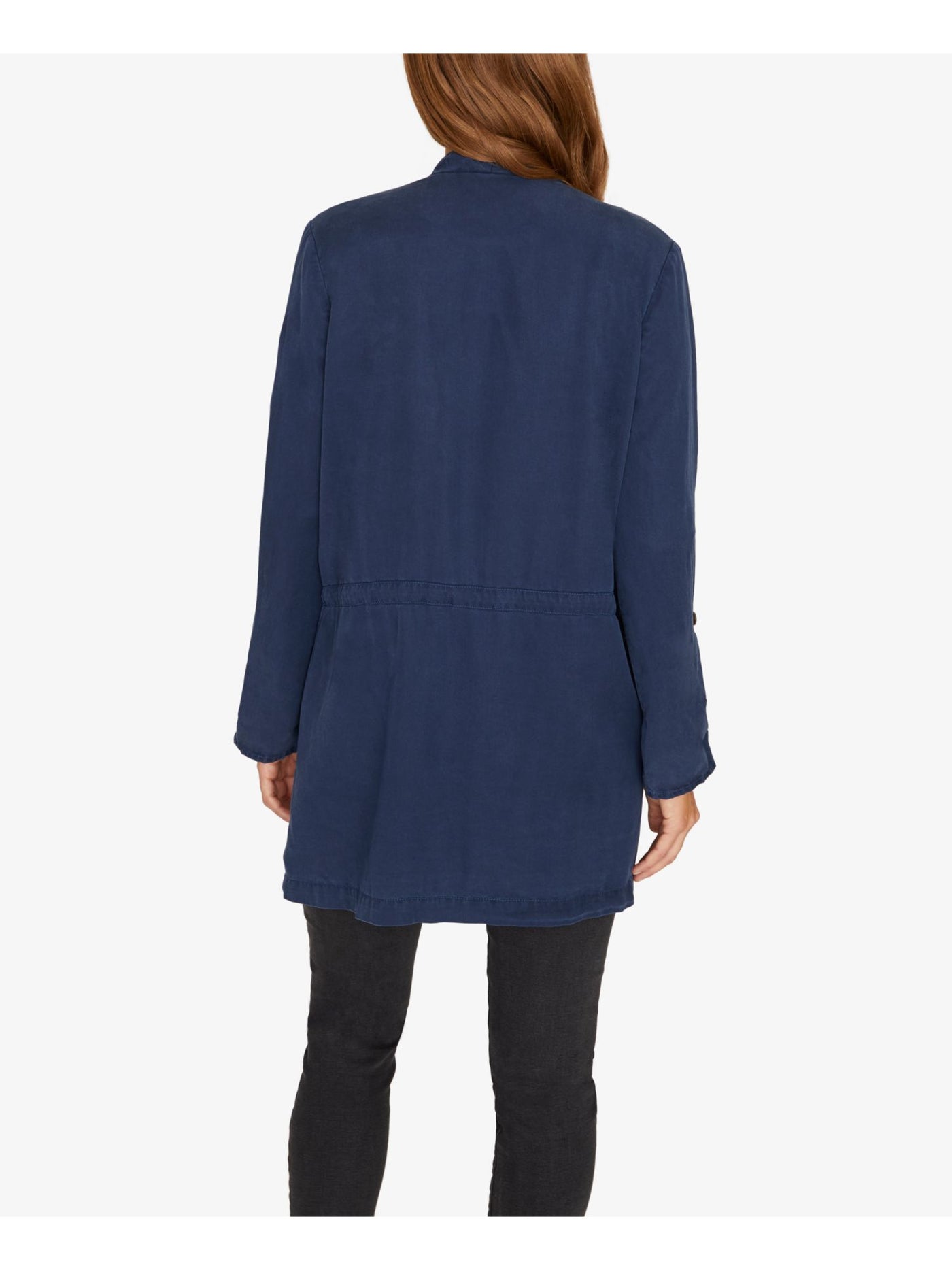 SANCTUARY Womens Navy Long Sleeve V Neck Sweater Size: XS