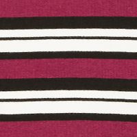 MICHAEL KORS Womens Burgundy Striped Short Sleeve Crew Neck Short Sheath Dress