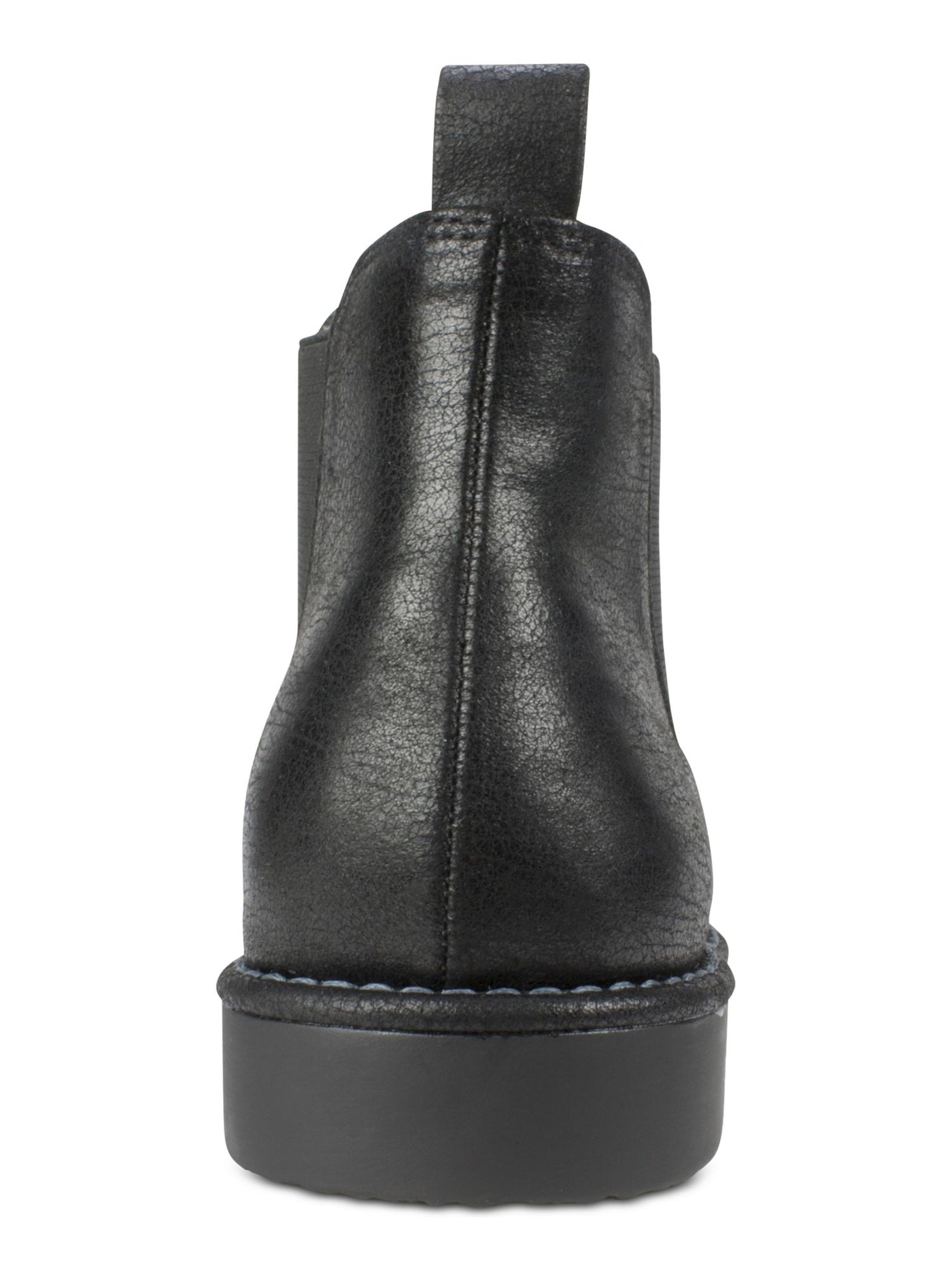 SEVEN DIALS Womens Black Cushioned Stretch Maggie Round Toe Block Heel Slip On Booties 5 M