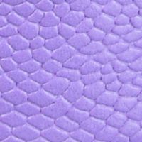 JOURNEE COLLECTION Womens Purple Snake Embossed Cushioned Narelle Round Toe Kitten Heel Buckle Dress Pumps Shoes Medium