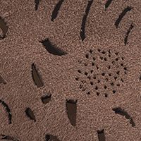 AMERICAN RAG Womens Beige Perforated Cushioned Slip Resistant Glia Round Toe Block Heel Zip-Up Shootie M