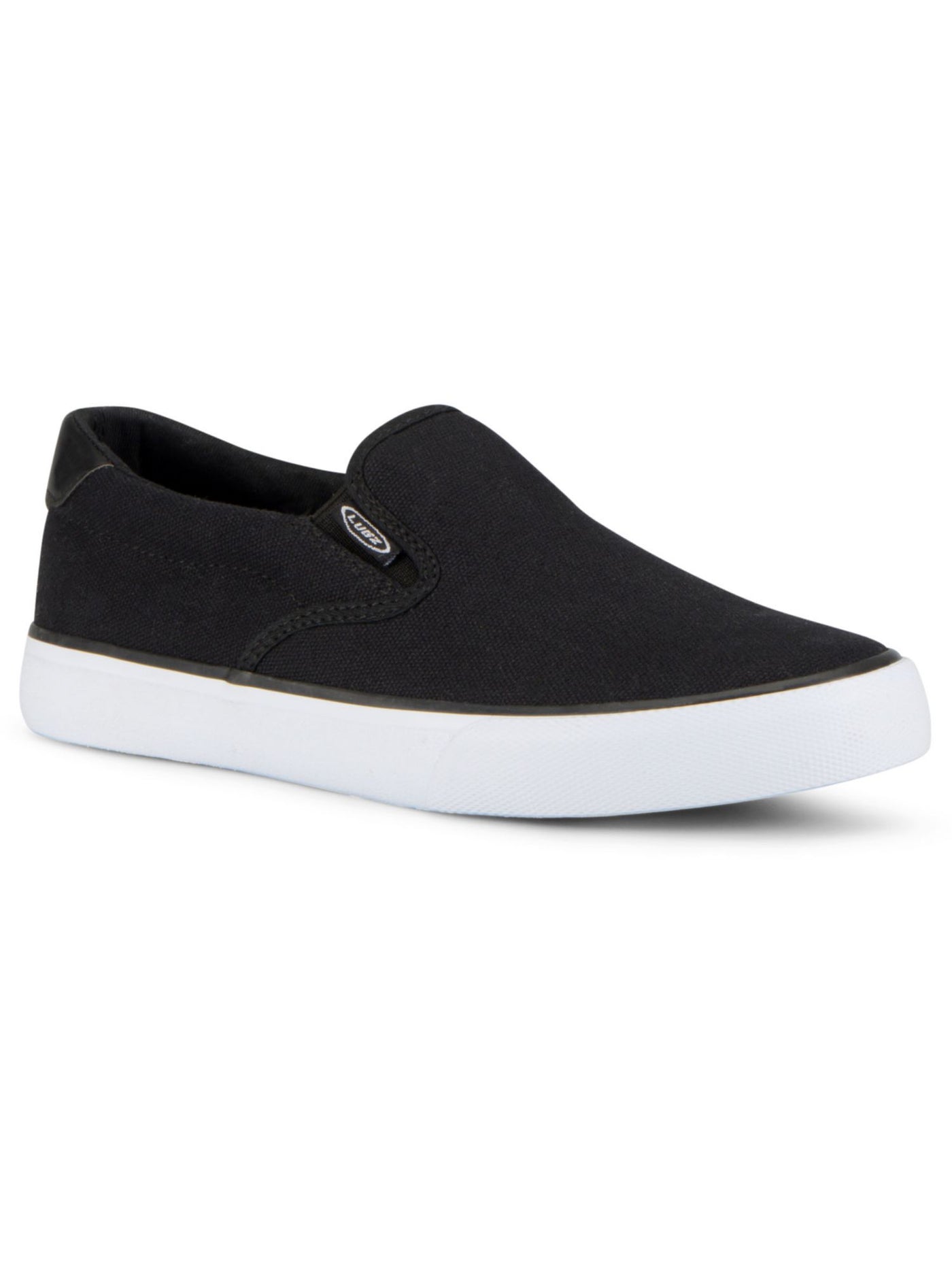 LUGZ Womens Black Removable Insole Cushioned Stretch Clipper Round Toe Platform Slip On Athletic Sneakers Shoes 6