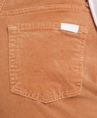 7 FOR ALL MANKIND Womens Brown Cropped Pants