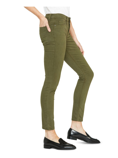 HUDSON Womens Green Wear To Work Straight leg Jeans Juniors 28 Waist