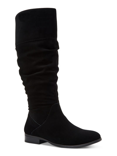 STYLE & COMPANY Womens Black Side Gore Comfort Kelimae Round Toe Block Heel Zip-Up Riding Boot 9.5 WC