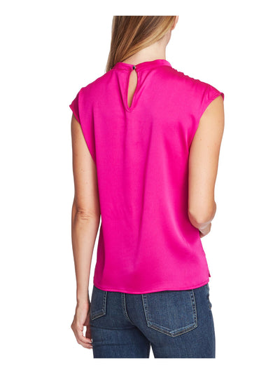 VINCE CAMUTO Womens Pink Sleeveless Crew Neck Top XS