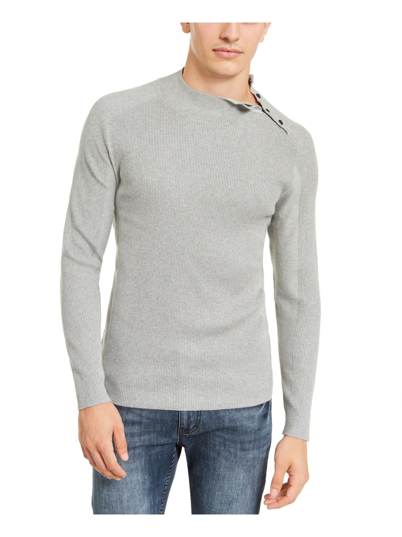 INC Mens Gray Long Sleeve T-Shirt XXL