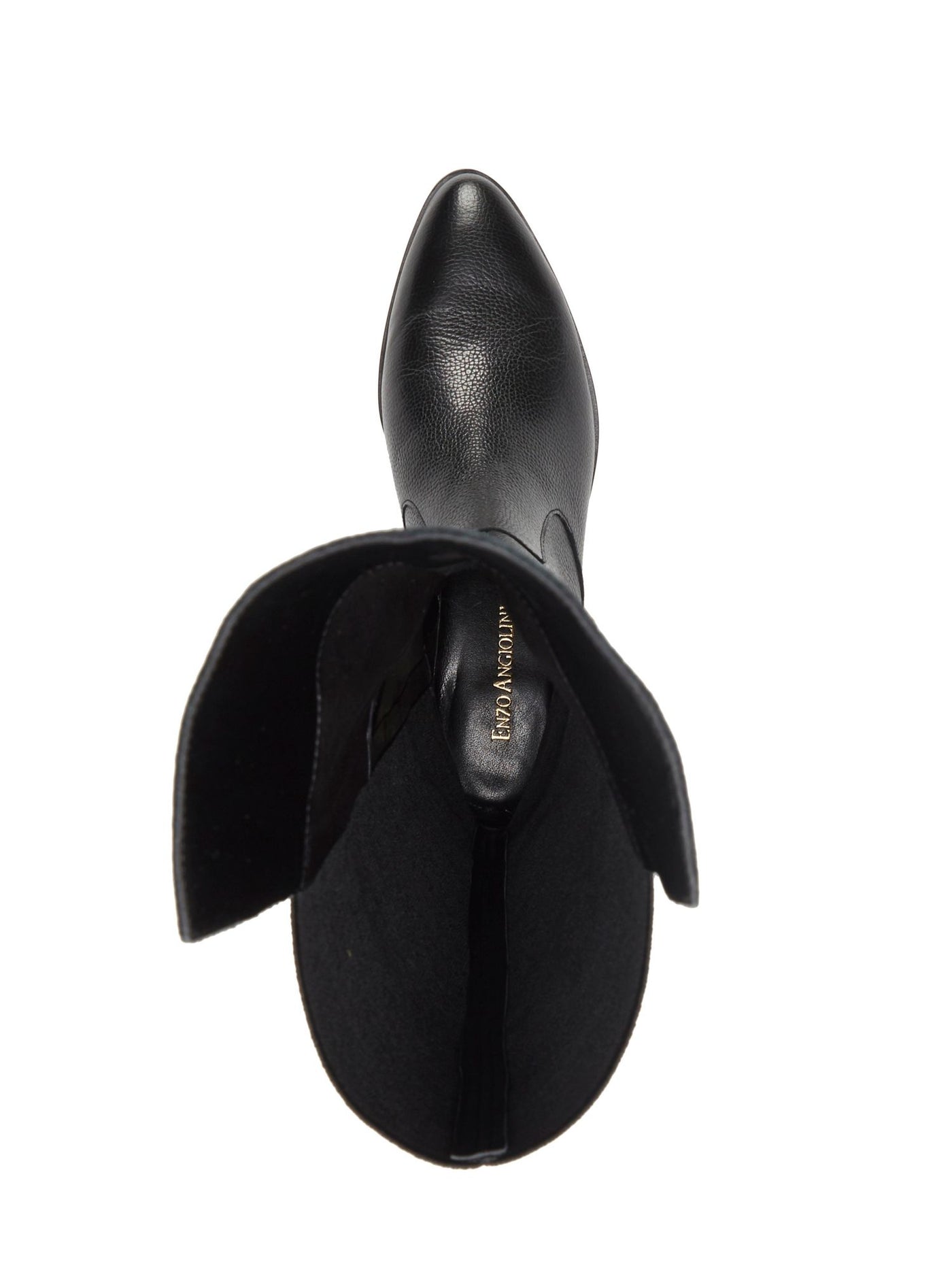 ENZO ANGIOLINI Womens Black Cushioned Comfort Marala Pointed Toe Block Heel Zip-Up Boots Shoes 5 M