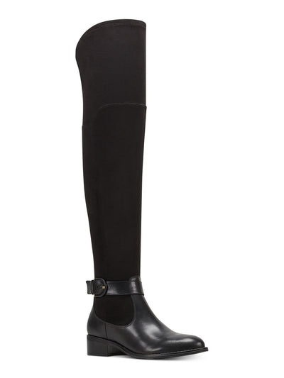 NINE WEST Womens Black Round Toe Boots Shoes 5