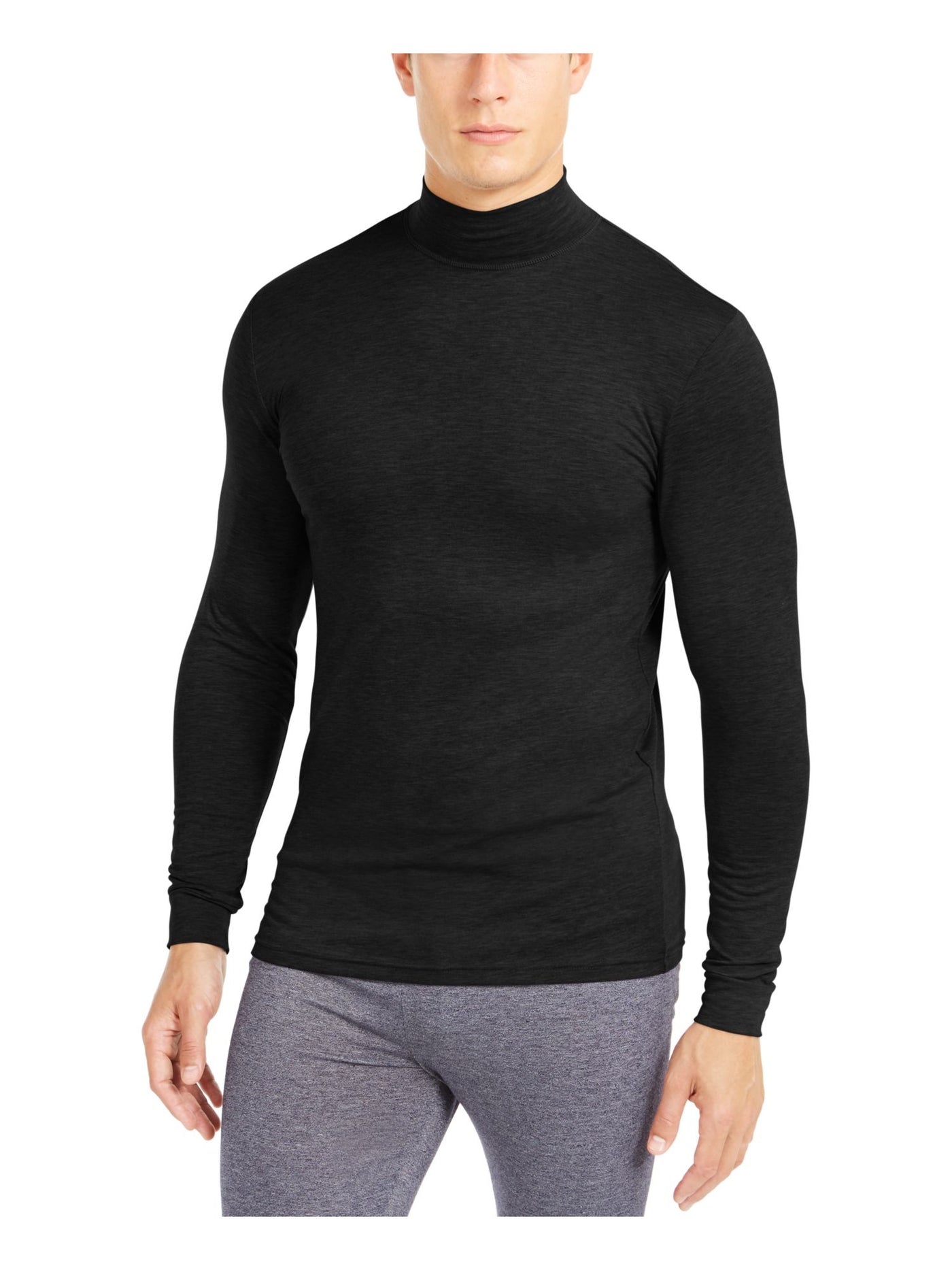 32 DEGREES HEAT Intimates Black Mock Neck Base Layer Underwear S