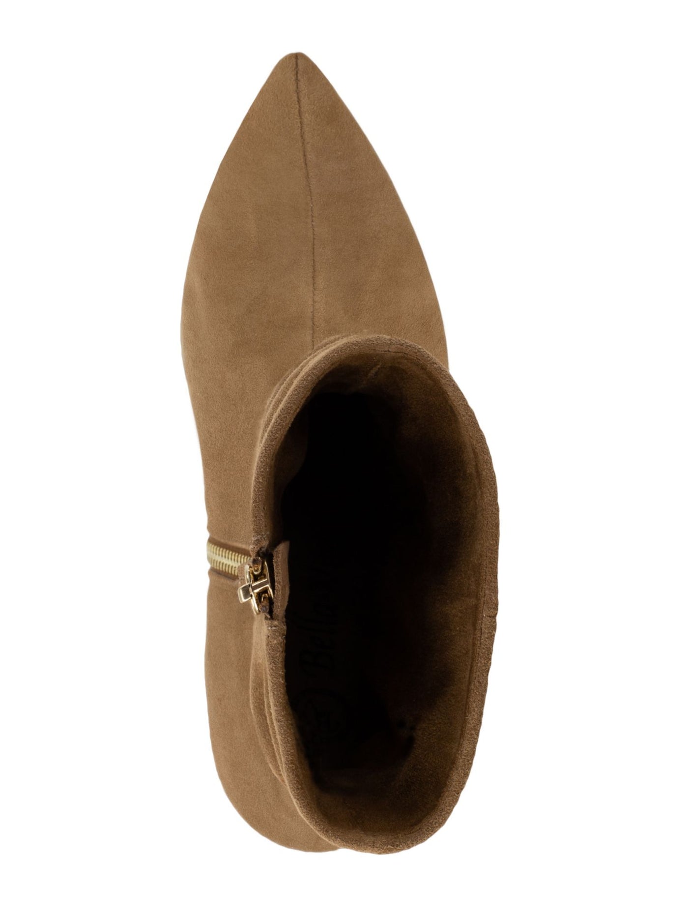 BELLA VITA Womens Brown Ruched Padded Danielle Pointed Toe Stiletto Zip-Up Leather Dress Booties 9.5 M