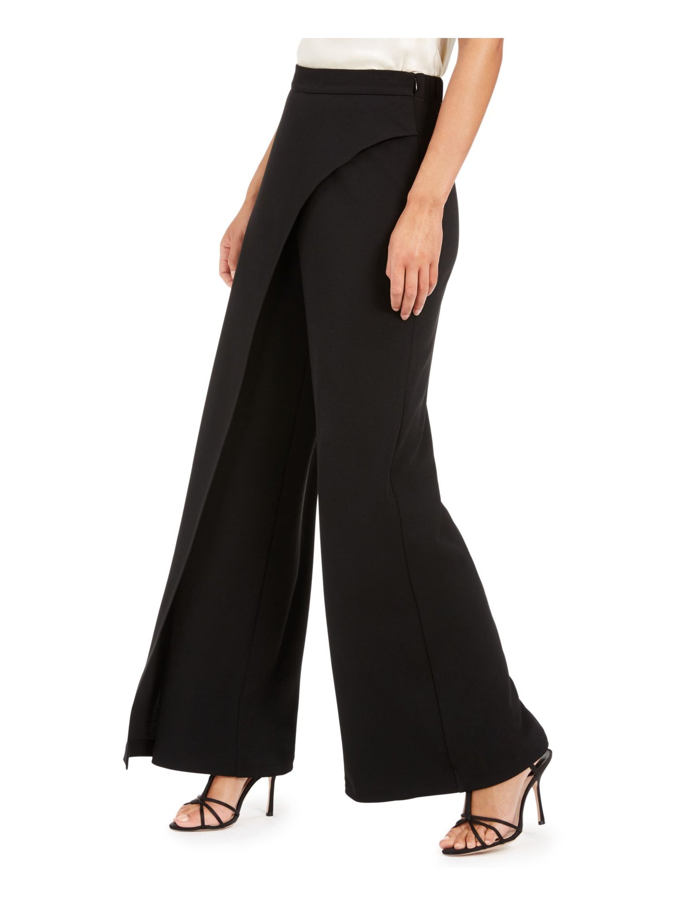 ADRIANNA PAPELL Womens Slitted Legs Evening Wide Leg Pants