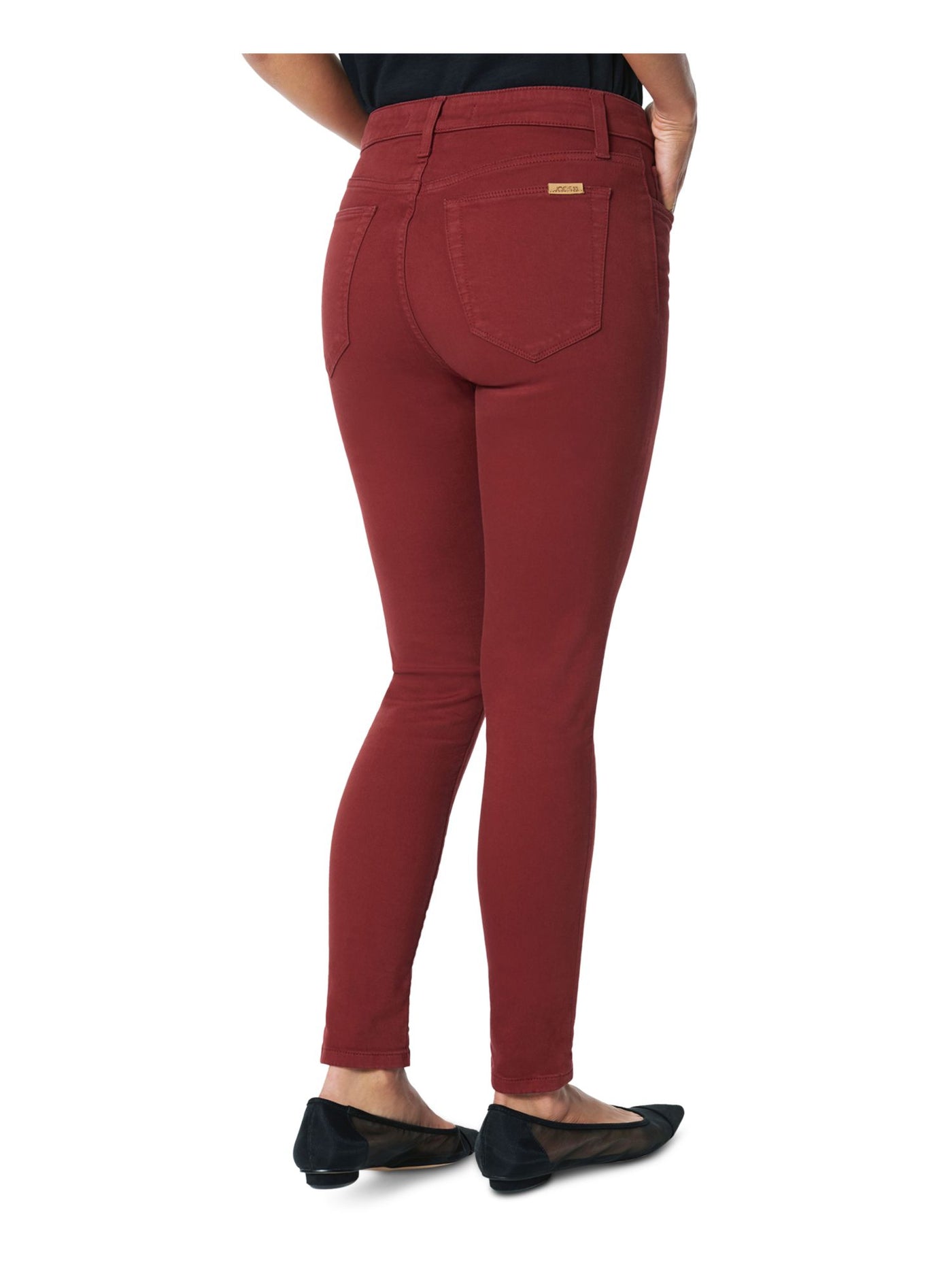 JOE'S Womens Red Skinny Jeans 25