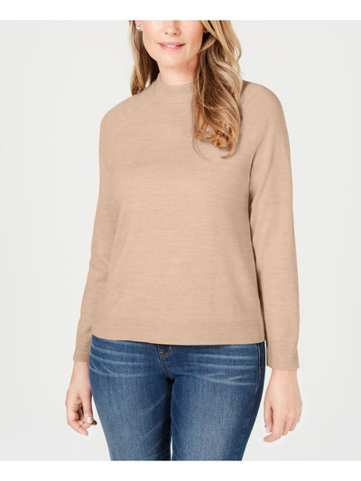 KAREN SCOTT Womens Long Sleeve Crew Neck Top