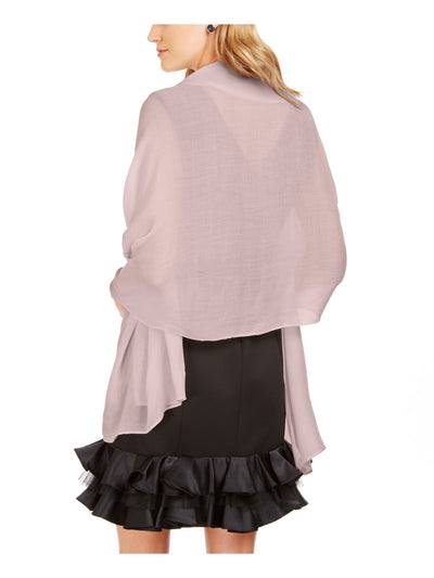 ADRIANNA PAPELL Scarves Sheer Overlay,shawl Pashmina Shawl Collar Top