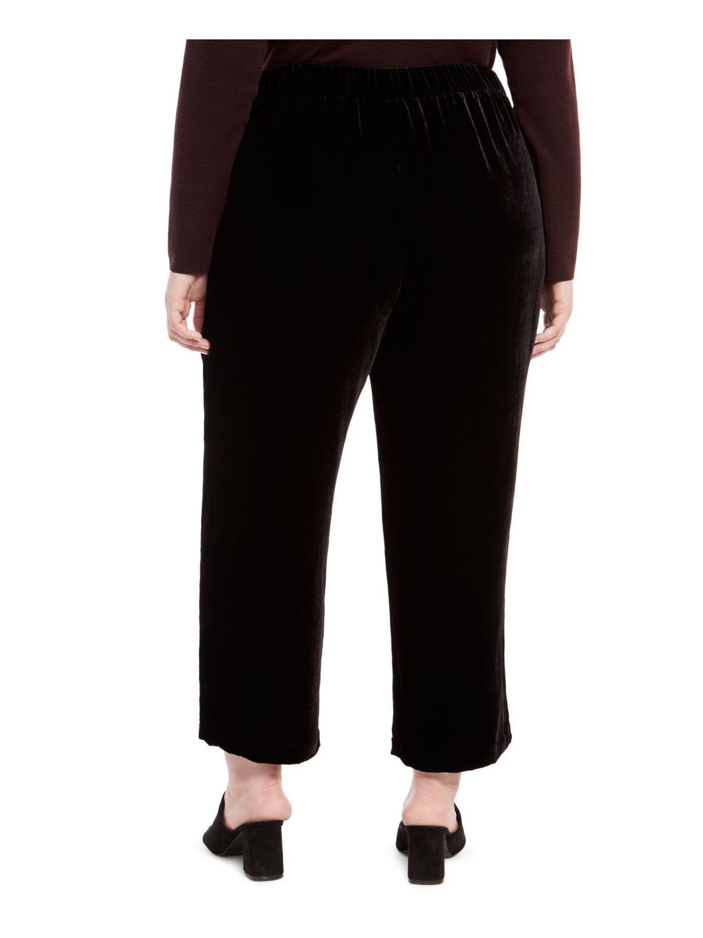 EILEEN FISHER Womens Black Evening Cropped Pants Plus 2X