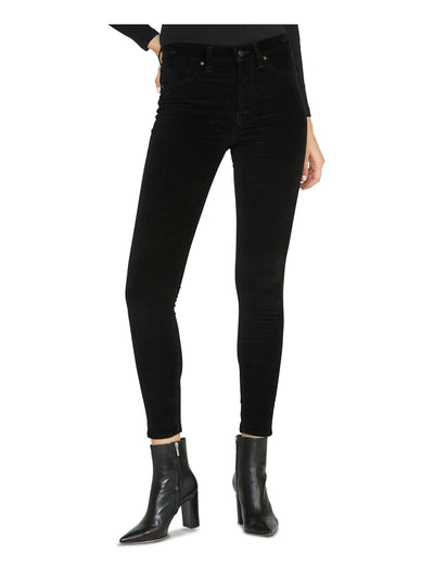 HUDSON Womens Black Super Skinny Ankle High Waist Pants Juniors 31
