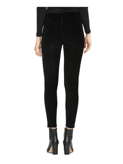 HUDSON Womens Black Super Skinny Ankle High Waist Pants Juniors 31