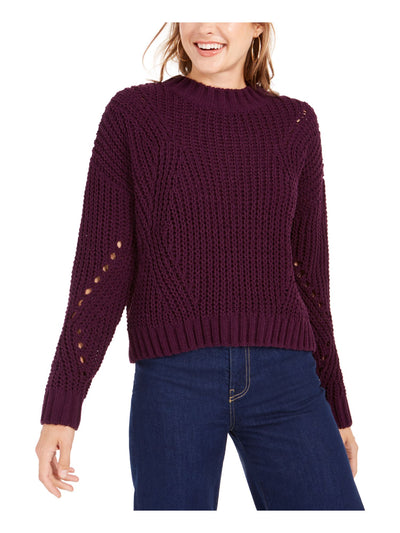 wynter Womens Long Sleeve Crew Neck Knitted Blouse