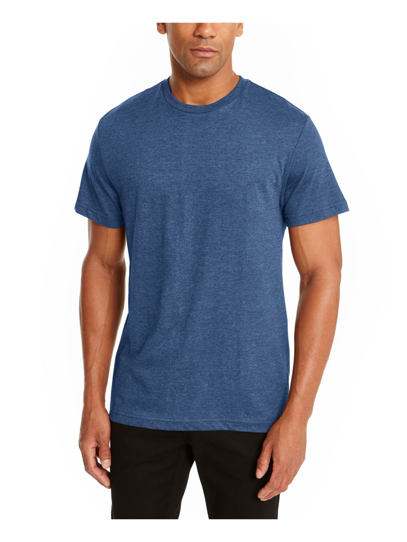 ALFANI Mens Blue Heather T-Shirt S