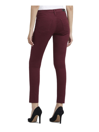 ADRIANO GOLDSCHMIED Womens Raw Hem Skinny Jeans