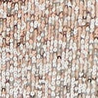 R&M RICHARDS PETITE Womens Beige Sequined Zippered 3/4 Sleeve V Neck Full-Length Formal Faux Wrap Dress