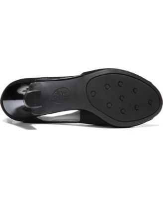 LIFE STRIDE Womens Black Goring Cushioned Carla Peep Toe Block Heel Slip On Shootie W