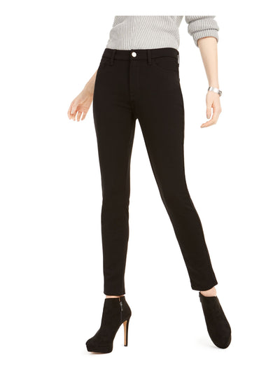 Jen 7 By 7 For All Mankind Womens Black Skinny Pants 8