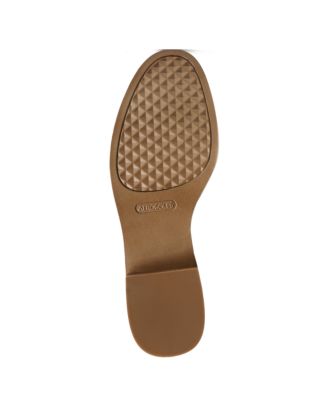 AREOSOLES MARTHA STEWART Womens Brown Elastic Goring Buckle Accent Cushioned Susan Round Toe Block Heel Zip-Up Leather Booties