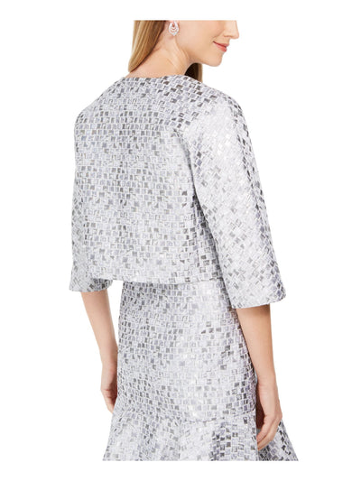 NATORI Womens Party Open Front Bolero Jacket