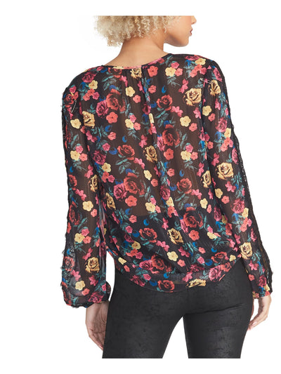 RACHEL RACHEL ROY Womens Long Sleeve V Neck Wear To Work Blouse
