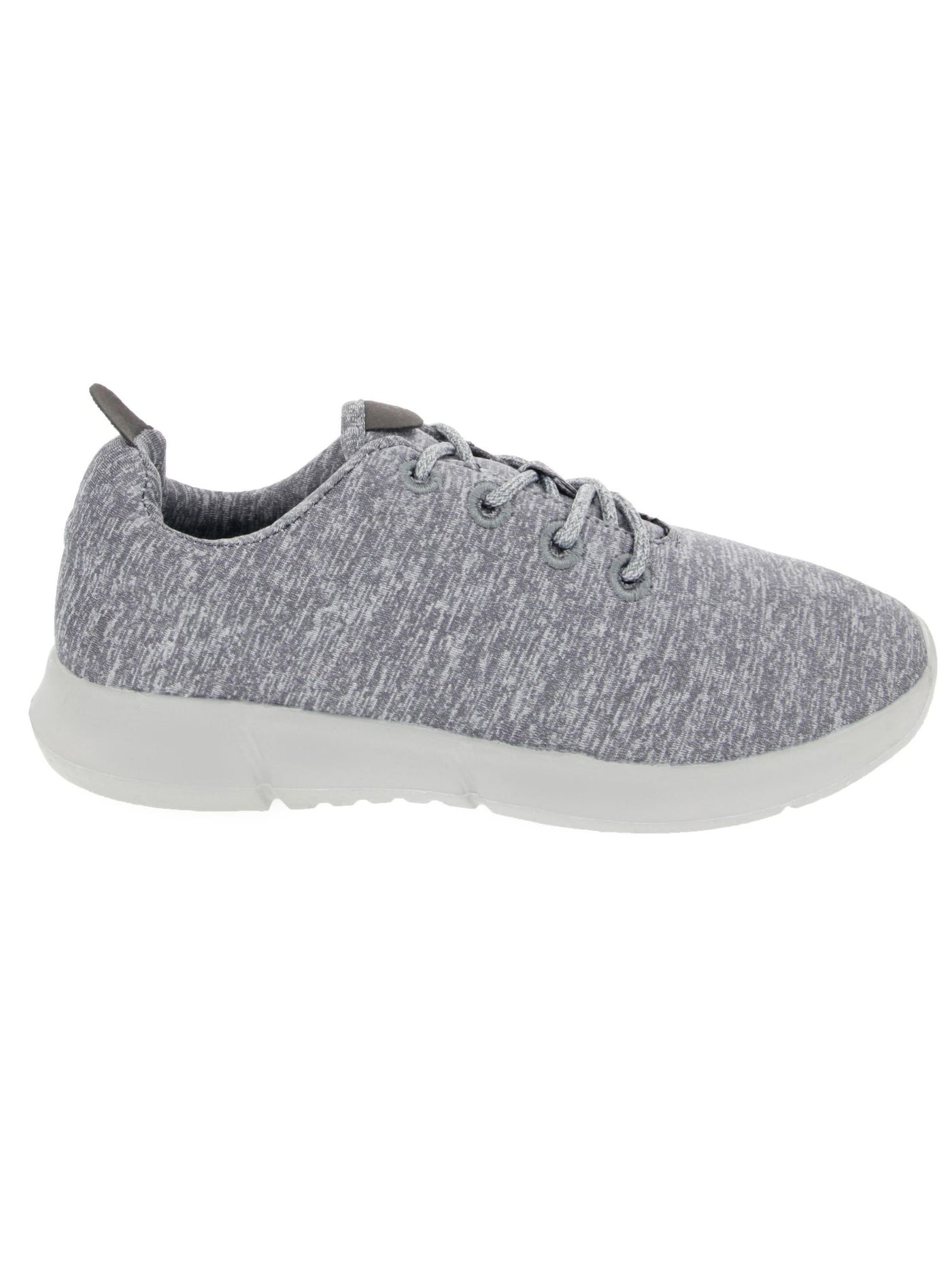 SUGAR Womens Gray Heathered Comfort Round Toe Lace-Up Athletic Sneakers Shoes 9