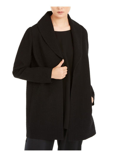 EILEEN FISHER Womens Black Jacket L