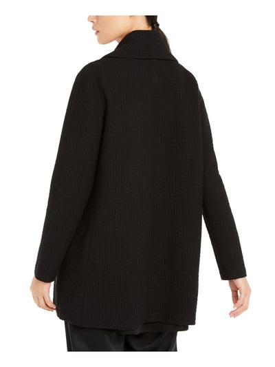 EILEEN FISHER Womens Black Jacket L