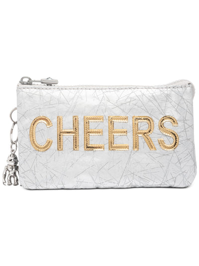 KIPLING Silver Printed Strapless Wristlet