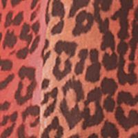 FRENCH CONNECTION Womens Brown Zippered Tie Unlined Animal Print Flutter Sleeve Surplice Neckline Tea-Length Party Faux Wrap Dress