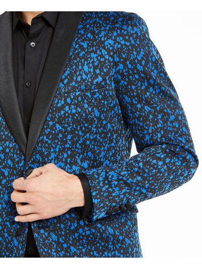 INC Mens Blue Printed Blazer 4XL Tall