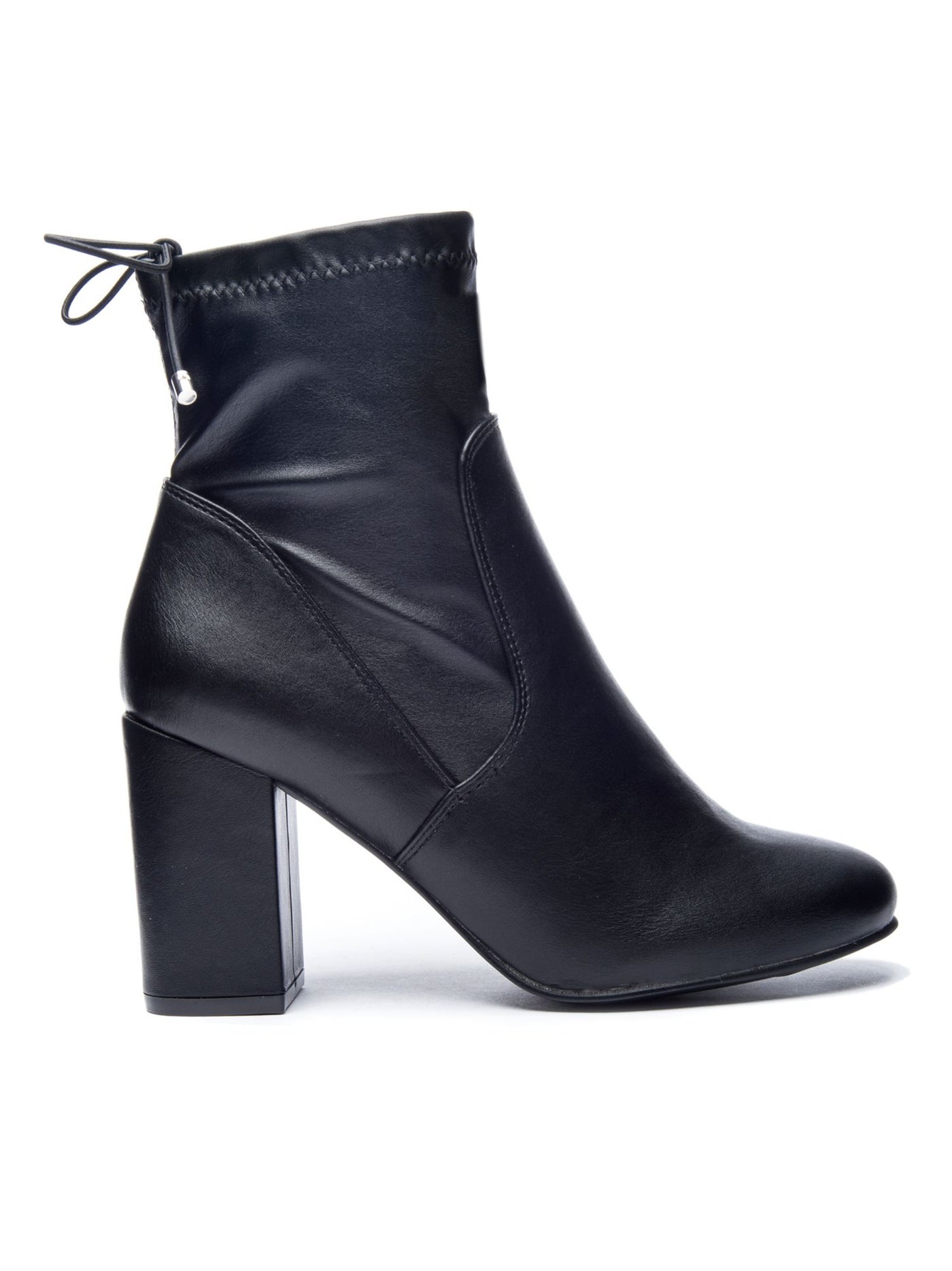 CHINESE LAUNDRY Womens Black Comfort Stretch Kyla Square Toe Block Heel Booties 8 M