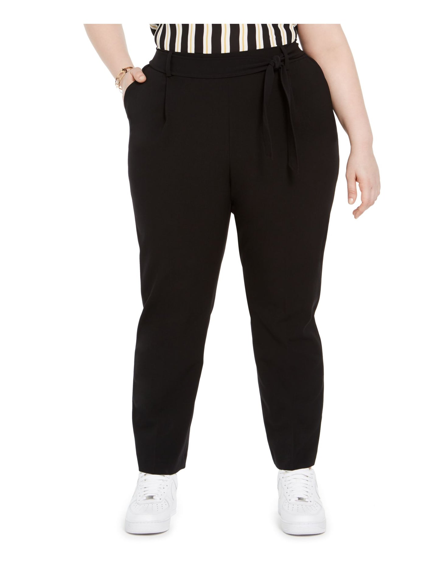 BAR III Womens Straight leg Pants